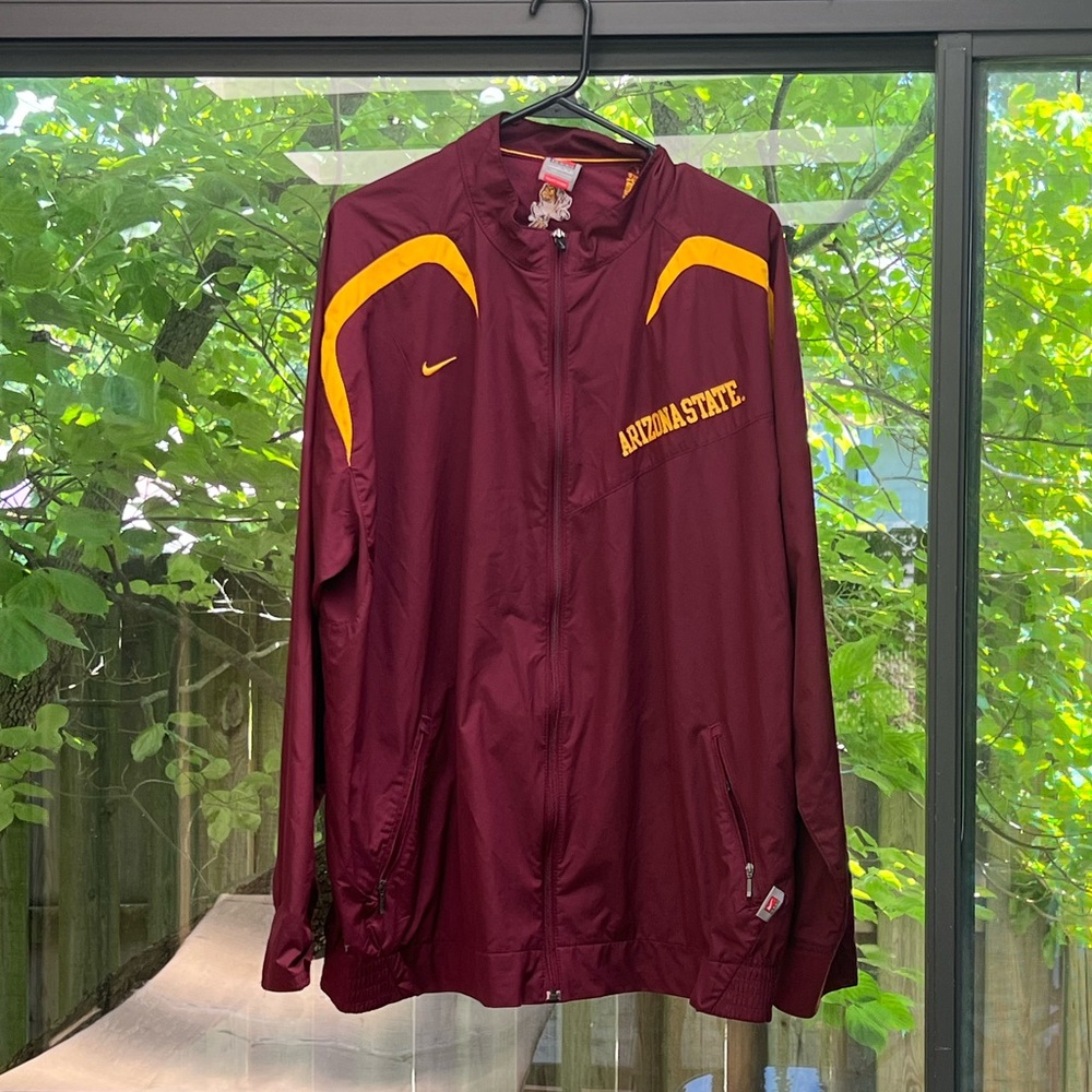 Nike Arizona State Maroon Jacket with Logo